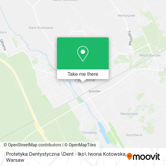 Protetyka Dentystyczna \Dent - Iko\ Iwona Kotowska map