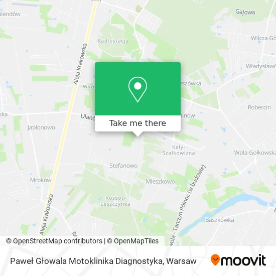 Paweł Głowala Motoklinika Diagnostyka map