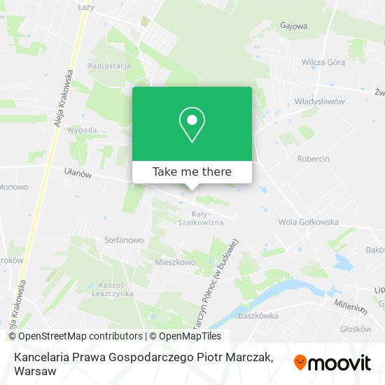 Kancelaria Prawa Gospodarczego Piotr Marczak map