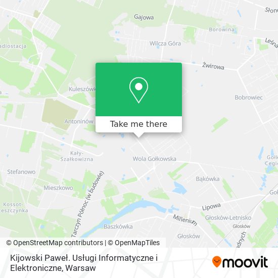 Kijowski Paweł. Usługi Informatyczne i Elektroniczne map