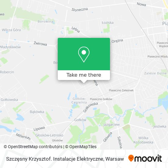 Szczęsny Krzysztof. Instalacje Elektryczne map