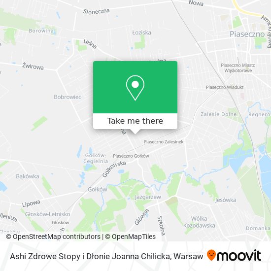 Ashi Zdrowe Stopy i Dłonie Joanna Chilicka map