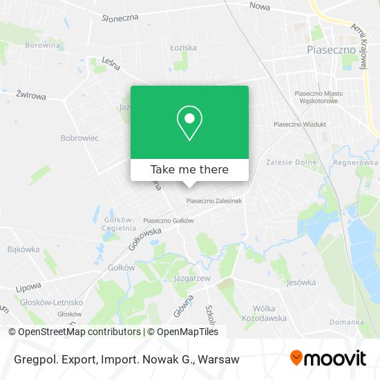 Gregpol. Export, Import. Nowak G. map