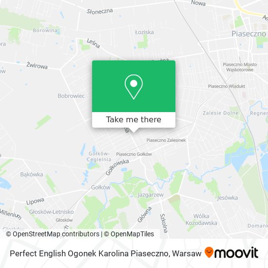 Perfect English Ogonek Karolina Piaseczno map