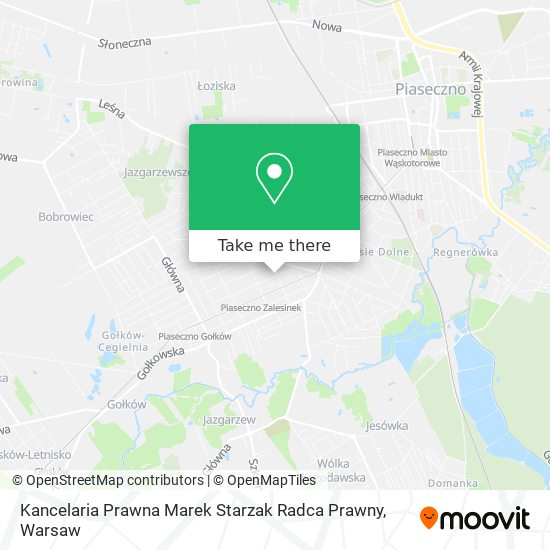 Kancelaria Prawna Marek Starzak Radca Prawny map