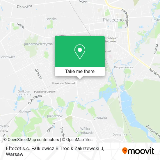 Eftezet s.c. Falkiewicz B Troc k Zakrzewski J map
