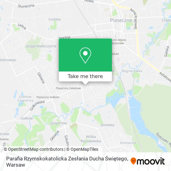 Parafia Rzymskokatolicka Zesłania Ducha Świętego map