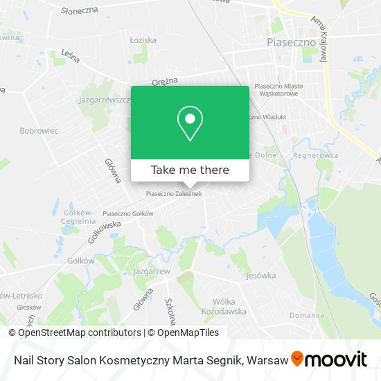 Nail Story Salon Kosmetyczny Marta Segnik map