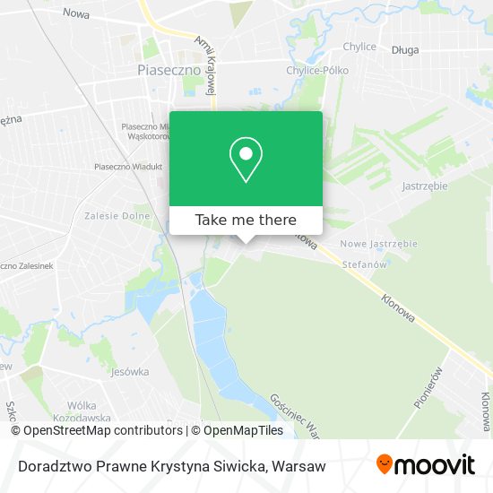 Doradztwo Prawne Krystyna Siwicka map