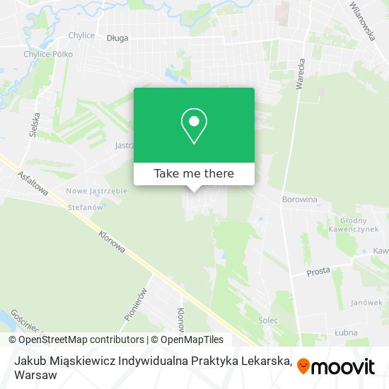 Jakub Miąskiewicz Indywidualna Praktyka Lekarska map