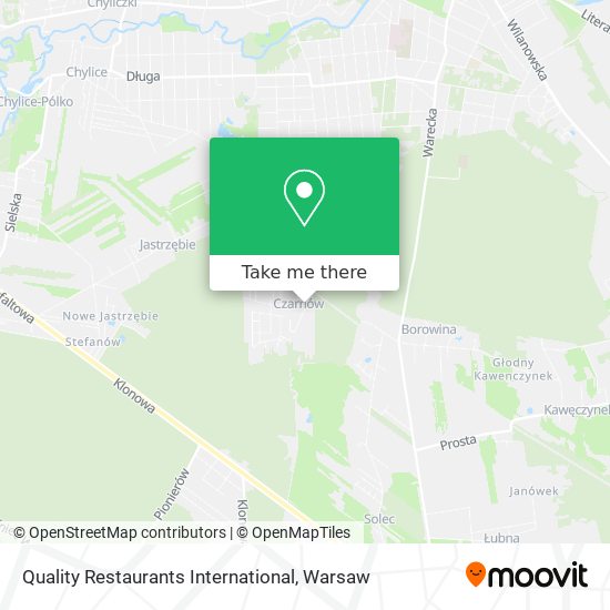 Quality Restaurants International map