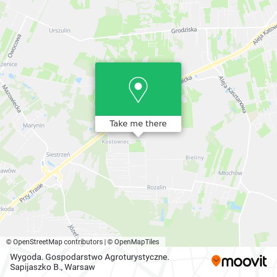 Wygoda. Gospodarstwo Agroturystyczne. Sapijaszko B. map