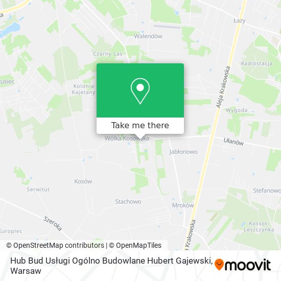 Hub Bud Usługi Ogólno Budowlane Hubert Gajewski map