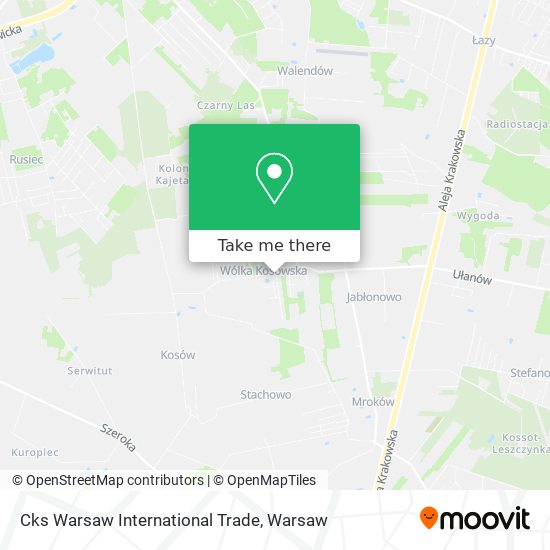 Cks Warsaw International Trade map