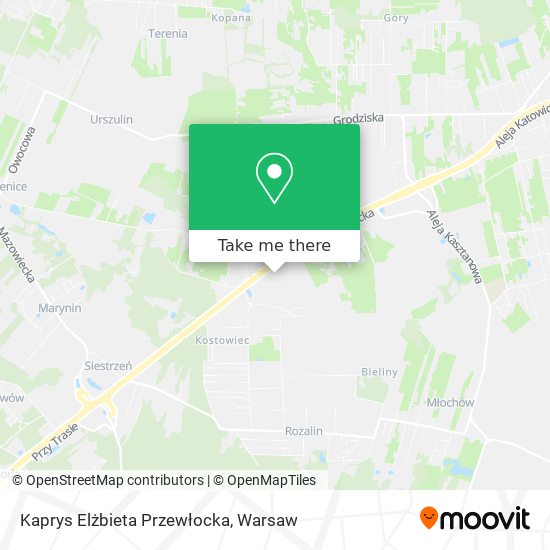 Kaprys Elżbieta Przewłocka map