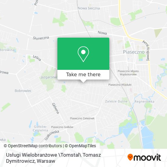 Usługi Wielobranżowe \Tomstal\ Tomasz Dymitrowicz map