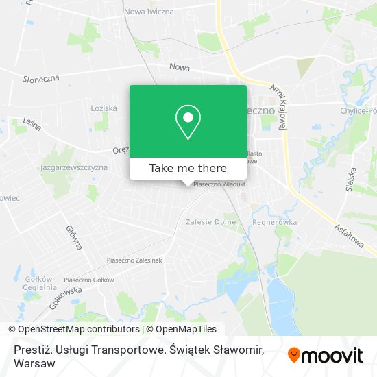 Prestiż. Usługi Transportowe. Świątek Sławomir map