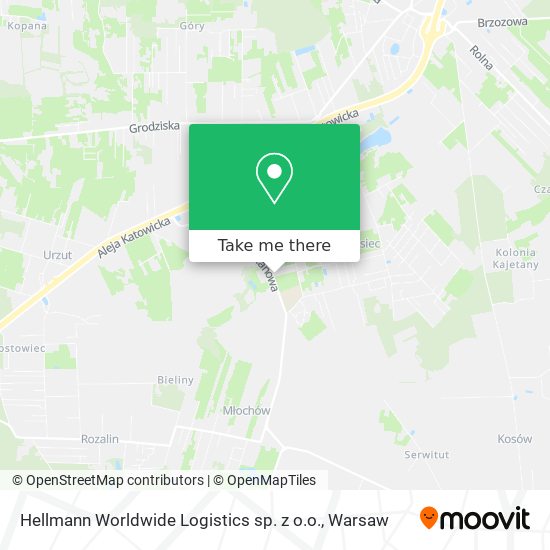 Hellmann Worldwide Logistics sp. z o.o. map