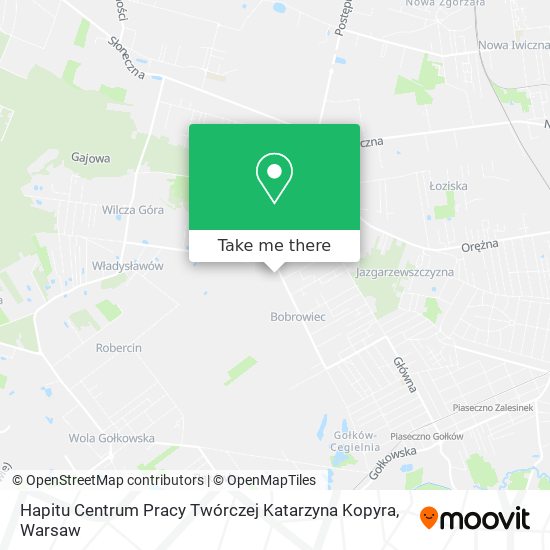 Hapitu Centrum Pracy Twórczej Katarzyna Kopyra map