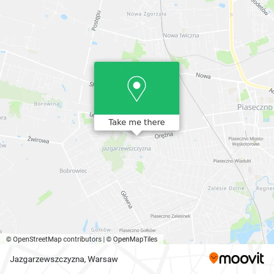 Карта Jazgarzewszczyzna