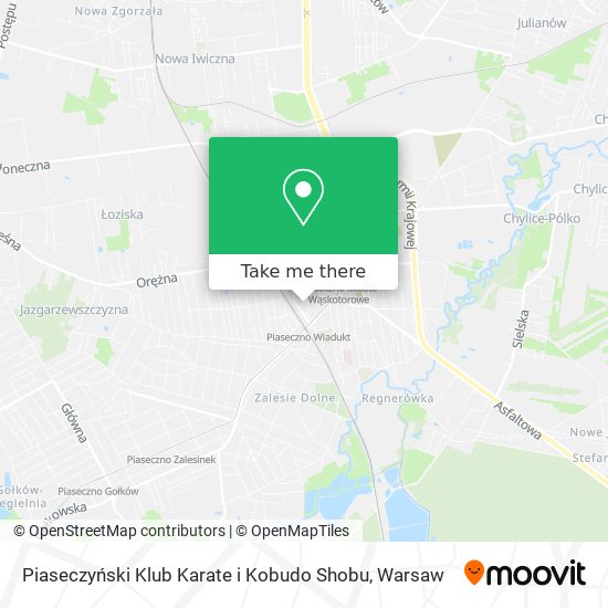 Piaseczyński Klub Karate i Kobudo Shobu map