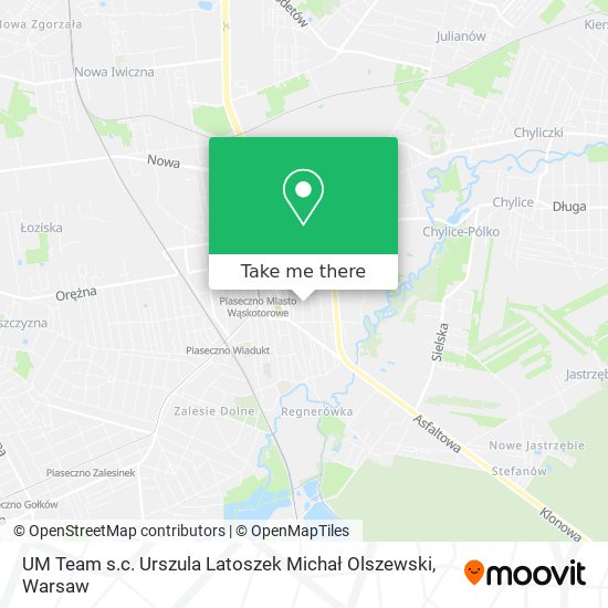 UM Team s.c. Urszula Latoszek Michał Olszewski map