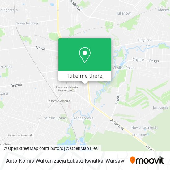 Auto-Komis-Wulkanizacja Łukasz Kwiatka map