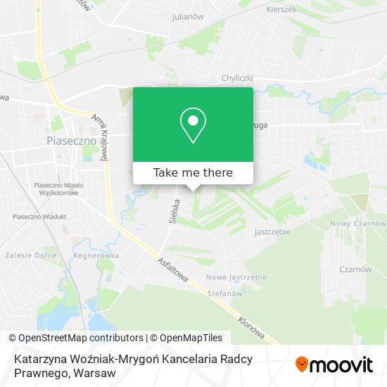 Katarzyna Woźniak-Mrygoń Kancelaria Radcy Prawnego map