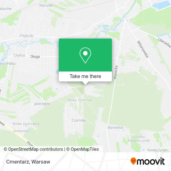 Cmentarz map