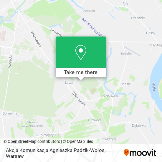 Akcja Komunikacja Agnieszka Padzik-Wołos map