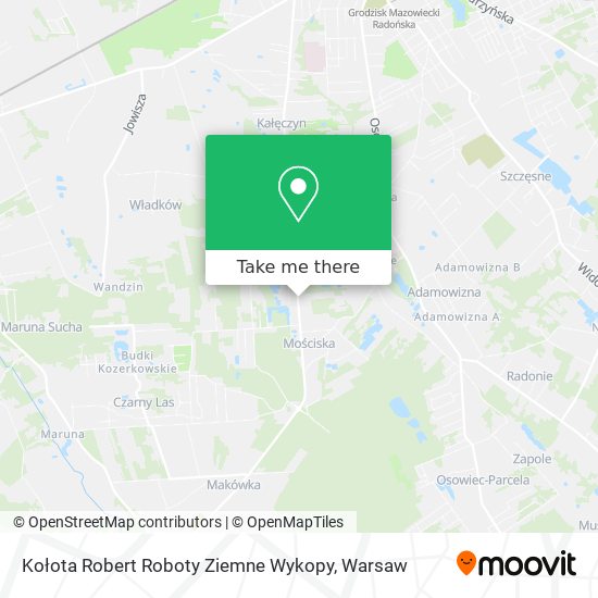 Карта Kołota Robert Roboty Ziemne Wykopy