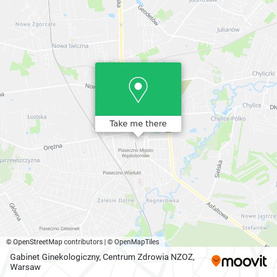 Gabinet Ginekologiczny, Centrum Zdrowia NZOZ map