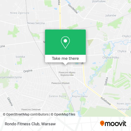 Rondo Fitness Club map