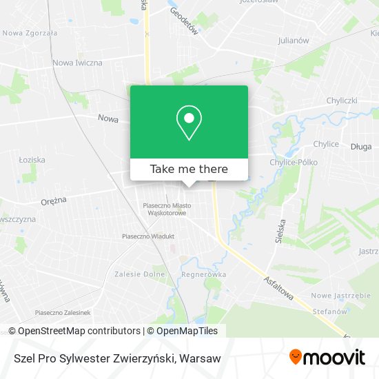 Szel Pro Sylwester Zwierzyński map