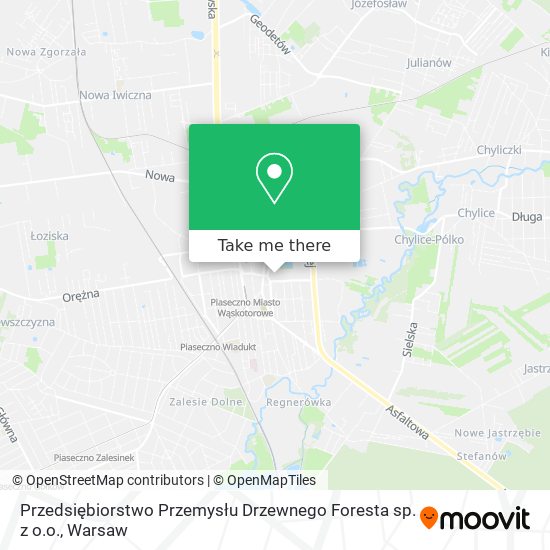 Przedsiębiorstwo Przemysłu Drzewnego Foresta sp. z o.o. map