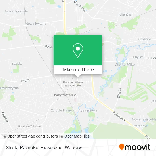 Карта Strefa Paznokci Piaseczno