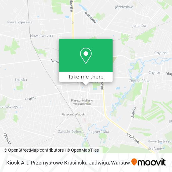 Kiosk Art. Przemysłowe Krasińska Jadwiga map