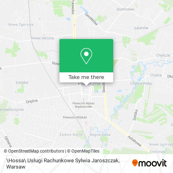 \Hossa\ Usługi Rachunkowe Sylwia Jaroszczak map