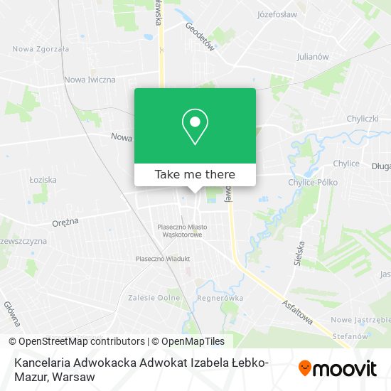 Kancelaria Adwokacka Adwokat Izabela Łebko-Mazur map