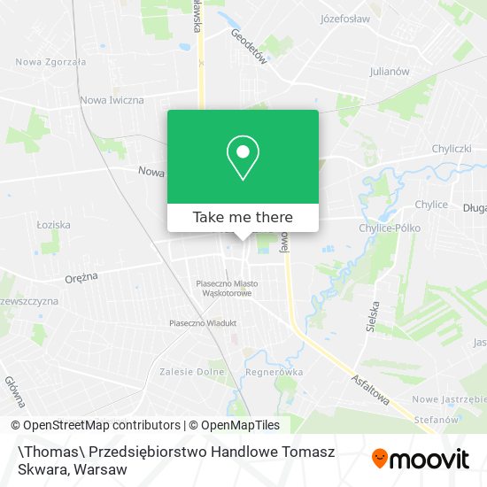 \Thomas\ Przedsiębiorstwo Handlowe Tomasz Skwara map