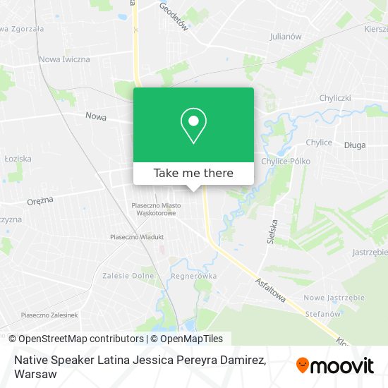 Native Speaker Latina Jessica Pereyra Damirez map