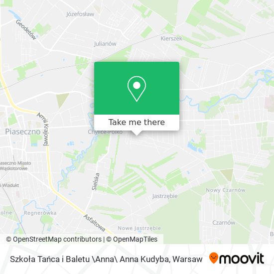 Szkoła Tańca i Baletu \Anna\ Anna Kudyba map