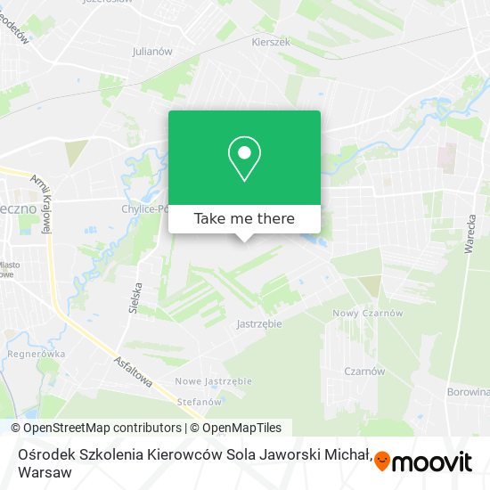 Ośrodek Szkolenia Kierowców Sola Jaworski Michał map