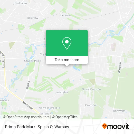 Prima Park Marki Sp z o O map