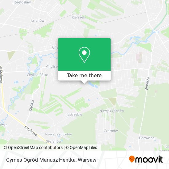 Cymes Ogród Mariusz Hentka map