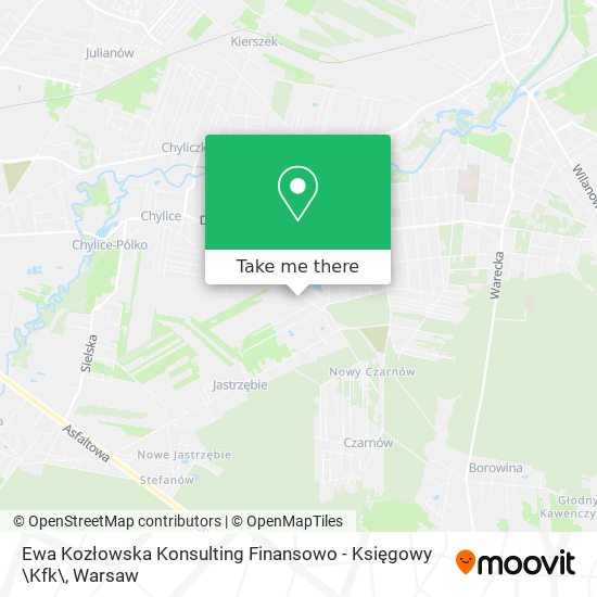 Ewa Kozłowska Konsulting Finansowo - Księgowy \Kfk\ map