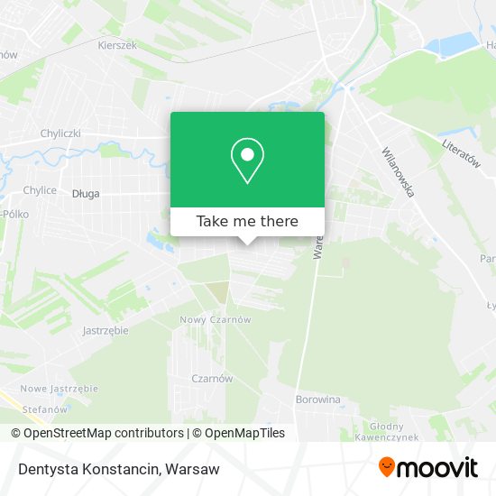 Dentysta Konstancin map