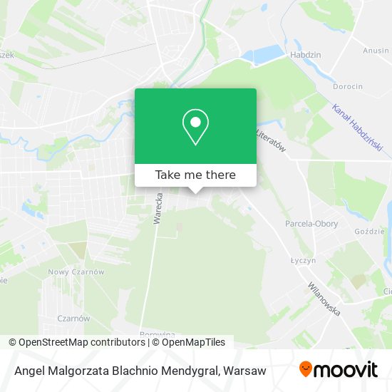 Angel Malgorzata Blachnio Mendygral map