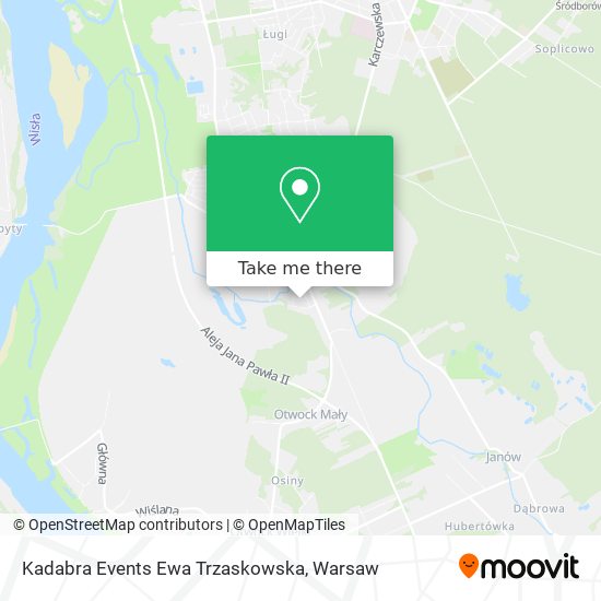 Kadabra Events Ewa Trzaskowska map