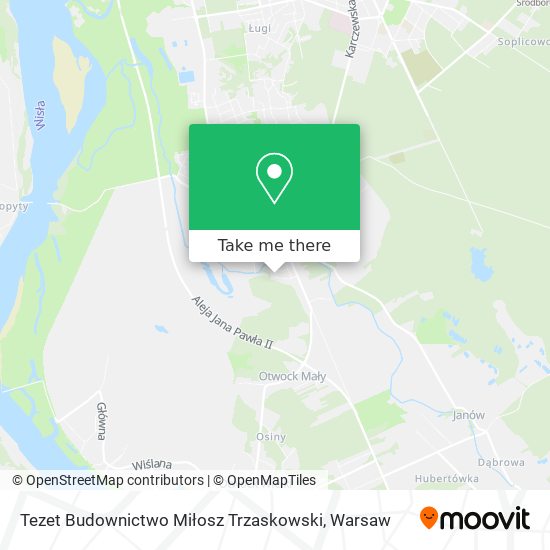 Tezet Budownictwo Miłosz Trzaskowski map